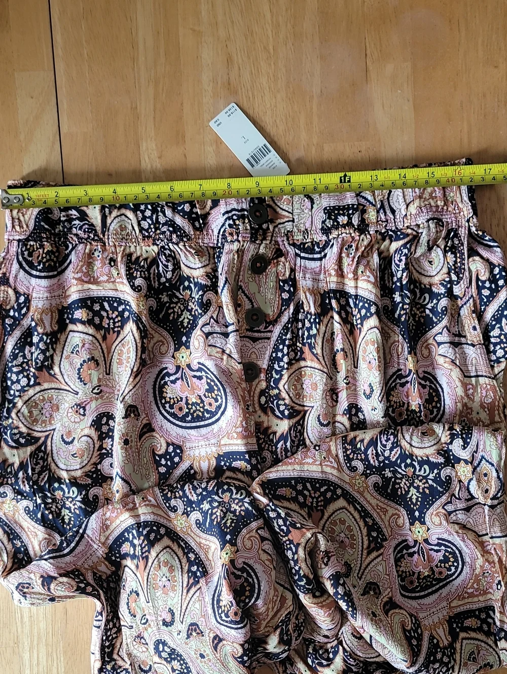 💕Anthropologie Odette Paisley High Rise Harem Joggers